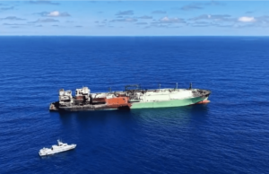 Yanmış tanker Liviyada