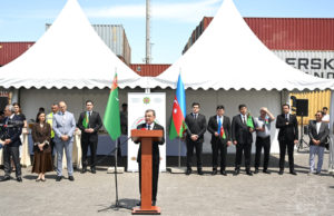 Bakı–Türkmənbaşı konteyner xətti açılır
