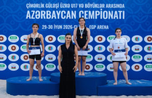 Çimərlik güləşi üzrə Azərbaycan çempionatı başa çatdı