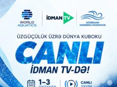 Üzgüçülük üzrə Dünya Kuboku “İdman TV”də canlı yayımlanacaq!