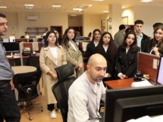 “İslahat Könüllüləri” Bakı Gəmiqayırma Zavodunda tanışlıq səfərində olublar – FOTO
